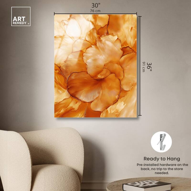 Sunlit Bloom II Acrylic by Art Remedy, Ready to Hang