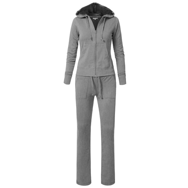 NE PEOPLE Womens Hoodie and Sweatpants Tracksuit Set