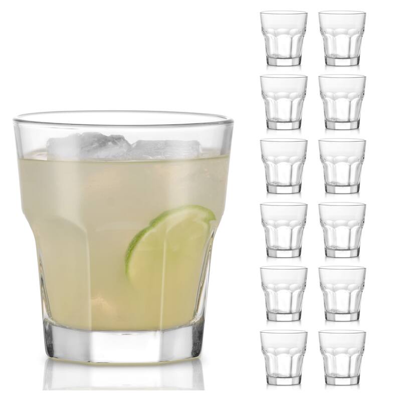 Libbey Gibraltar DuraTuff Double Old Fashioned Rocks Glasses, 12-Ounce, Set of 12 - Set of 12 - Set of 12