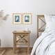 preview thumbnail 4 of 2, Paragon Azul La Mar Framed Art - Set of 2