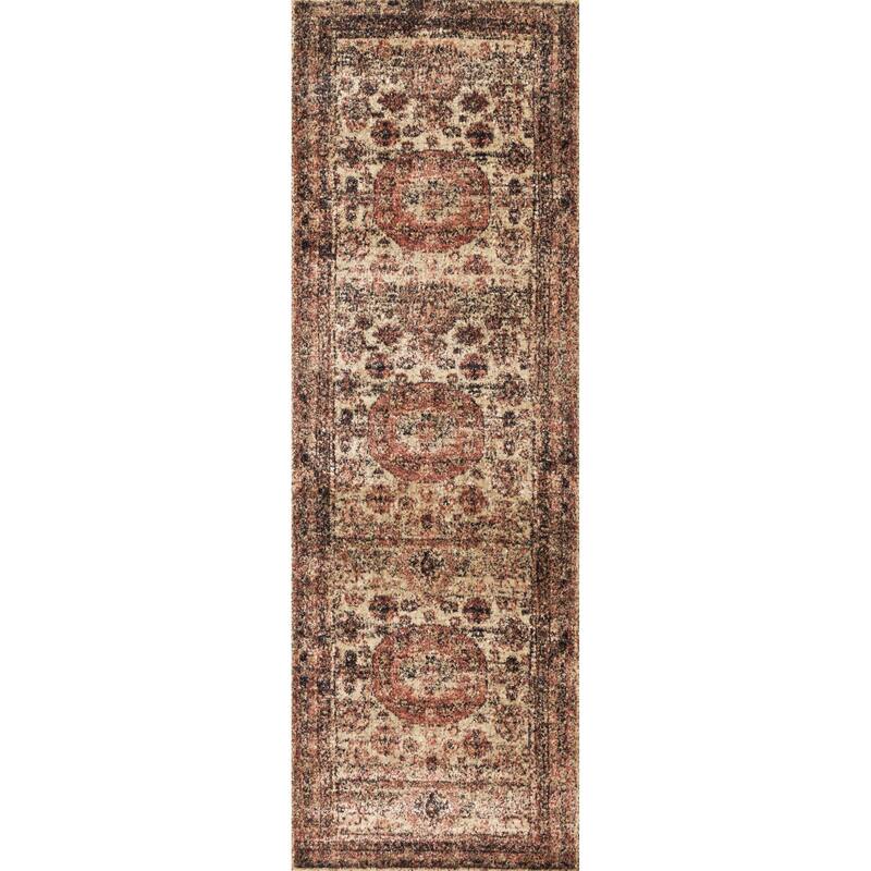 Alexander Home Contessa Traditional Medallion Distressed Rug