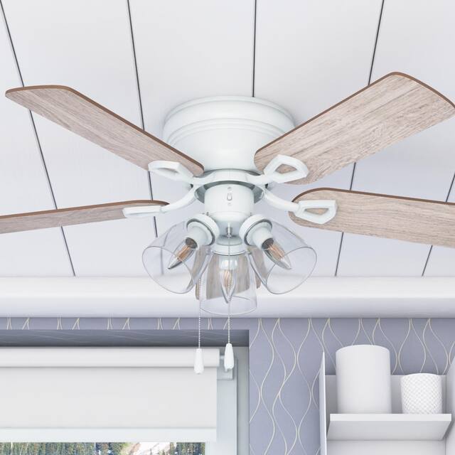42" Prominence Home Renton Indoor Ceiling Fan, Espresso Bronze - 42 - White