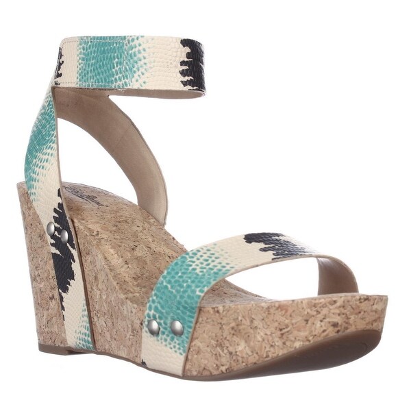 lucky brand cork wedges