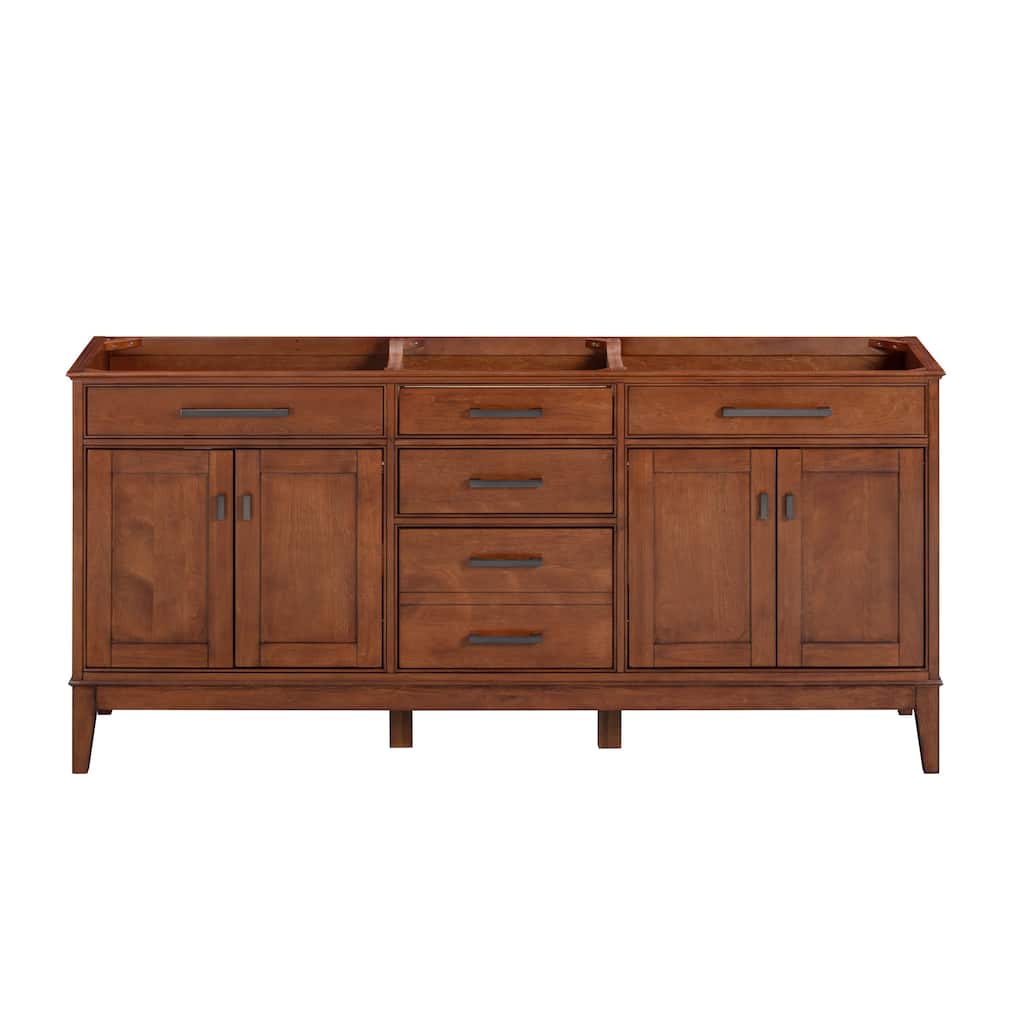 Avanity Madison 72-inch Tobacco Finish Vanity Only - 72"W x 21"D