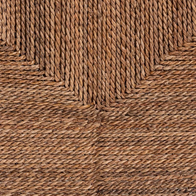 Liza Bohemian Natural Seagrass End Table