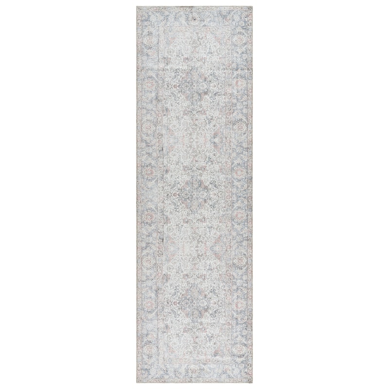 Thomasville Emporia Industrial Old World Chenille Machine Washable Non-Slip Flat Pile Area Rug Collection