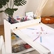 preview thumbnail 6 of 11, GIMMYFIVE Kids Art Table with 2 Chairs