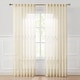 preview thumbnail 1 of 14, Lush Decor Calia Textured Stripe Sheer Pair Window Curtain Panels - 84" x 52"