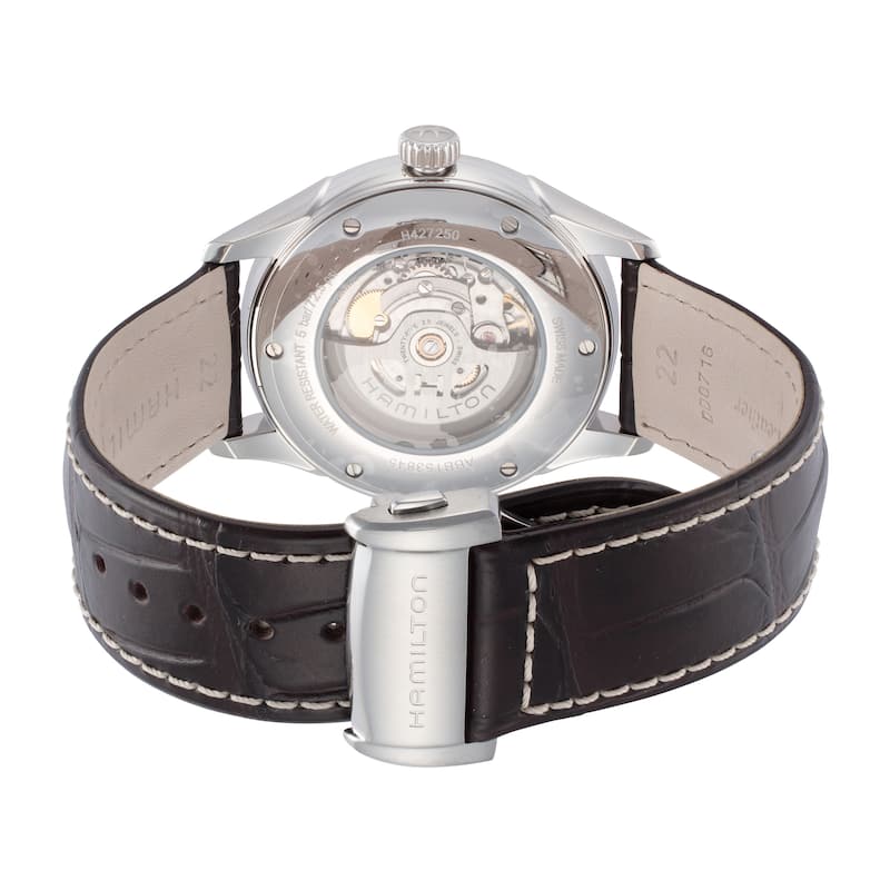 Hamilton Men's Jazzmaster 44mm Automatic Watch H42725551 - Brown - N/A