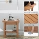 preview thumbnail 43 of 62, Acrylic Waterproof Shower Bench with Storage Shelf, Bathroom Stool & Organizer