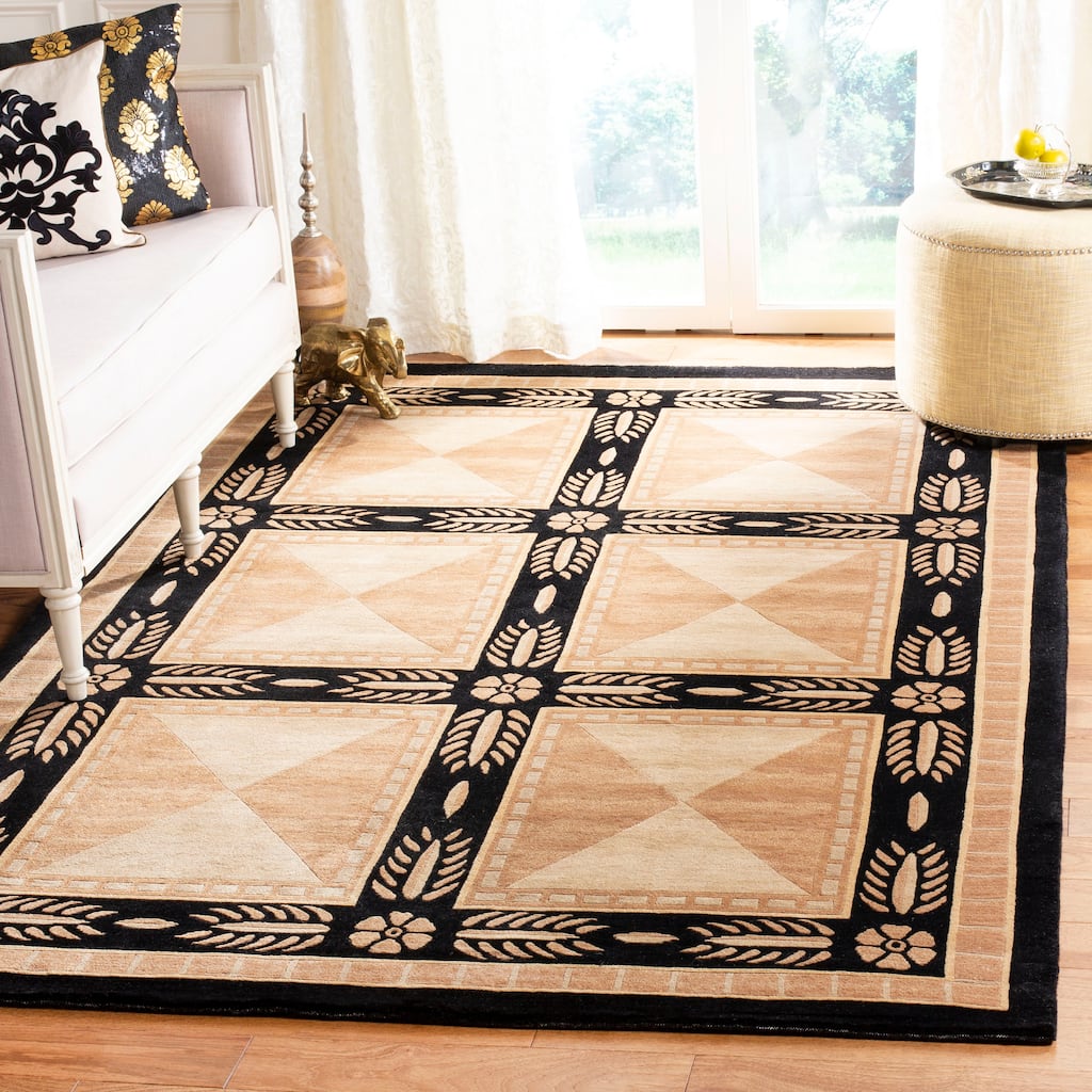 SAFAVIEH Couture Hand-knotted Tibetan Sumathy Modern Wool Rug
