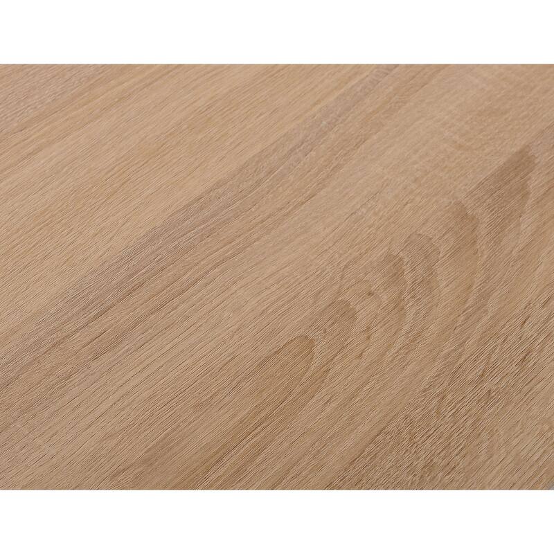 Light Oak End Table With Cabinet