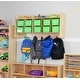 preview thumbnail 2 of 1, Contender Wall Hanging Kids Storage with 10 Lime Green Trays - 46.75