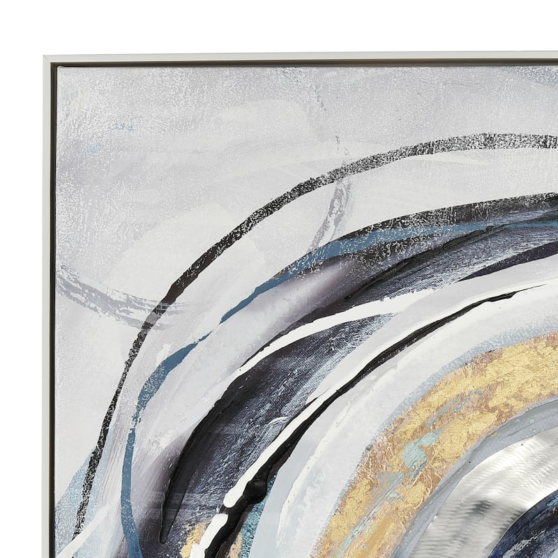 Elk Home Higgs Off White Fabric 40.25 Inch Wide Wall Art