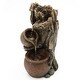 preview thumbnail 7 of 7, Brown Resin Tree Farmhouse Pots Outdoor Water Fountain with Lights