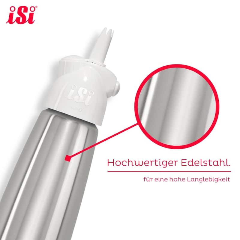 iSi North America 1 Pint Easy Whip Plus Mini Cream Whipper - 1 Pint