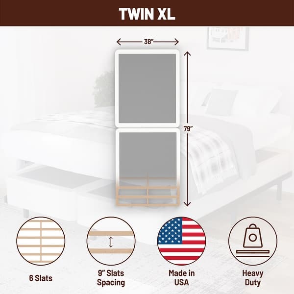 Box Spring Bed Base, 2