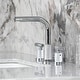 preview thumbnail 28 of 34, Kingston Brass Convergent Two-Handle 3-Hole Deck Mount Widespread Bathroom Faucet with Knurled Handle and Brass Pop-Up Drain
