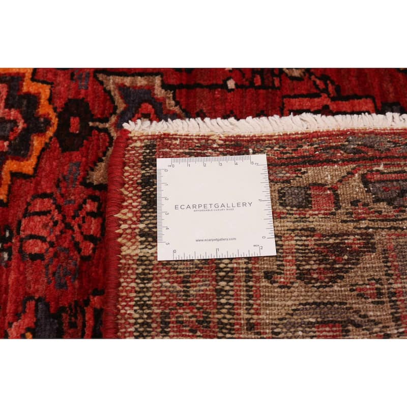 ECARPETGALLERY Hand-knotted Anadol Red Wool Rug - 3'7 x 9'9