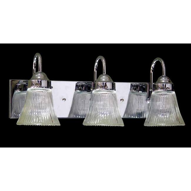 Volume Lighting V1523 Marti 3 Light 19" Width Bathroom Vanity Light - Chrome - Chrome