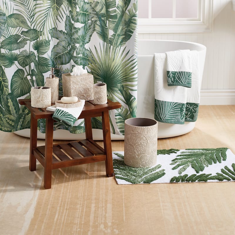 Destinations Palm Wood Bath Accessories