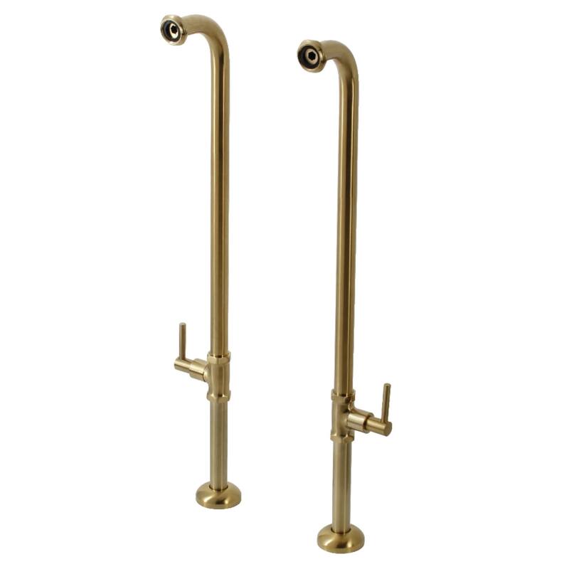 Kingston Brass Concord 27-3/4" Freestanding Tub Supply Line - Brushed Brass