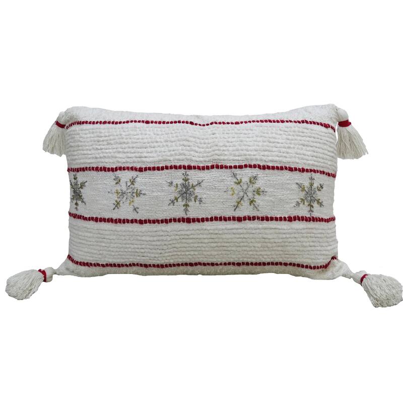 Vibhsa 14"x 24" Christmas Pillow for Holidays