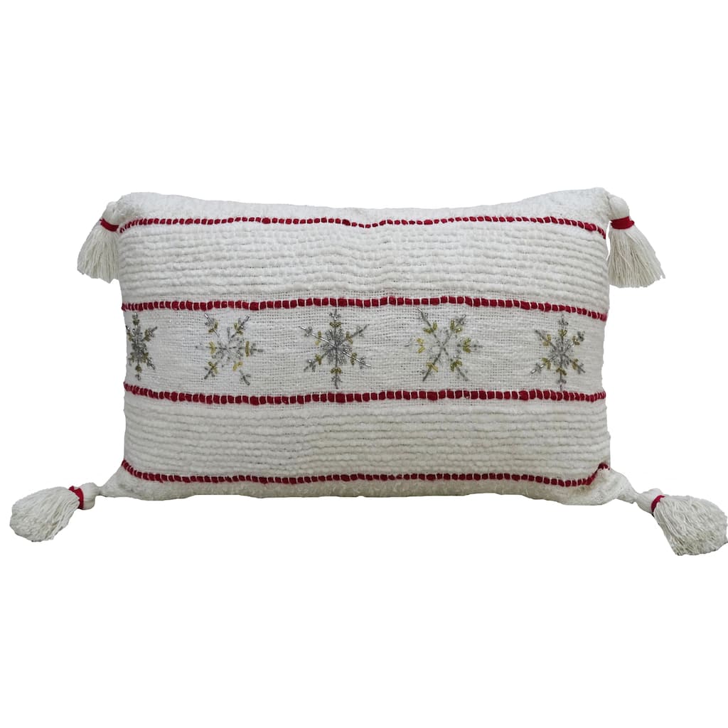 Vibhsa 14"x 24" Christmas Pillow for Holidays