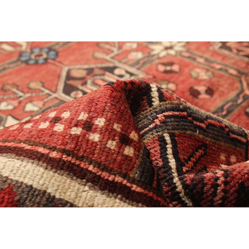ECARPETGALLERY Hand-knotted Anadol Red Wool Rug - 3'9 x 10'11