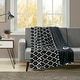 preview thumbnail 46 of 49, Beautyrest Oversized Heated Ogee Throw Black