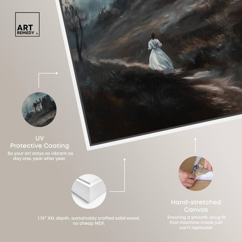 Wuthering Heights Cover Canvas by Art Remedy
