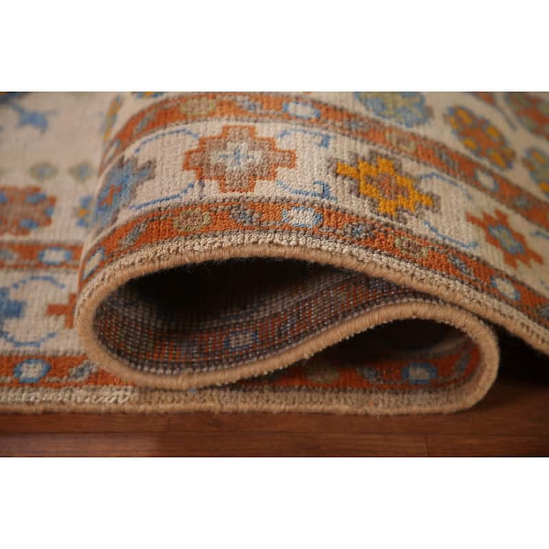 Geometric Khotan Oriental Area Rug Wool Carpet - 8'1" x 10'2"