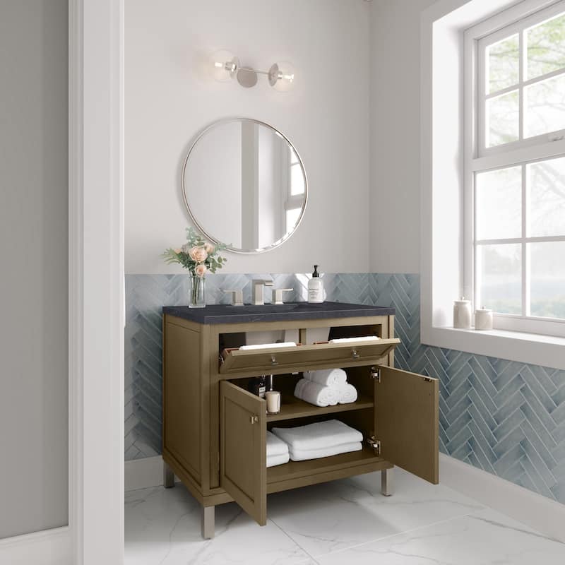 James Martin Vanities 503-V36-3CSP Chicago 36" Free Standing Single