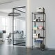 preview thumbnail 6 of 17, Seville Classics UltraDurable Commercial-Grade 5-Tier NSF-Certified Steel Wire Shelving with Wheels, 24" W x 18" D x 72" H
