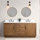 preview thumbnail 20 of 117, Vanity Art Bathroom Vanity with Sink and Top 72" (Double Sink) - Tan/Engineered Marble