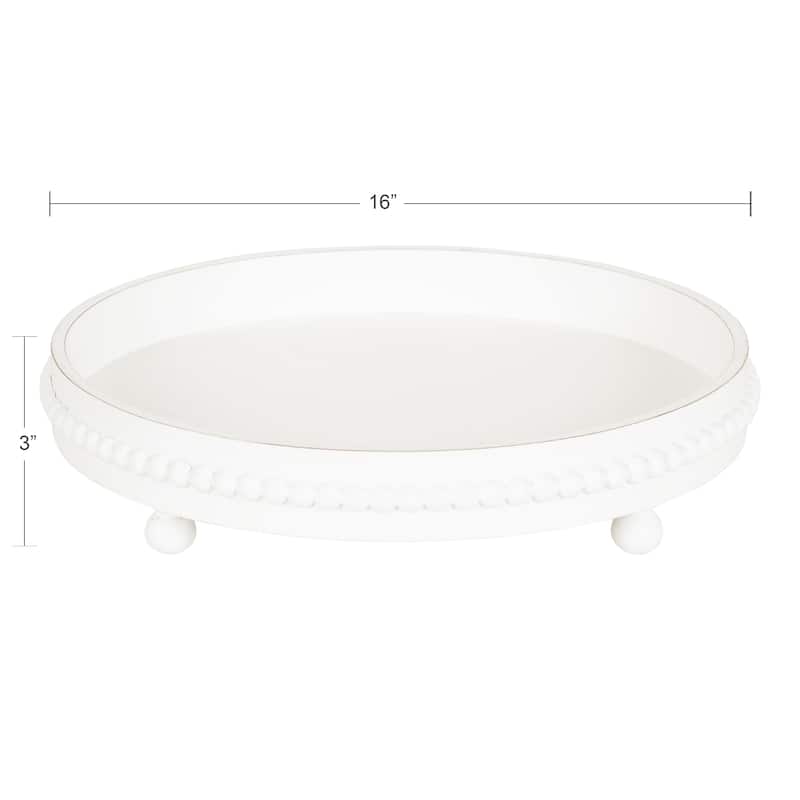 Kate and Laurel Strahm Decorative Tray - 16" Diameter