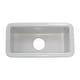 preview thumbnail 4 of 12, Petite Fireclay Island-Prep or Bar Sink - 9.25 x 18.25 x8.75 inches