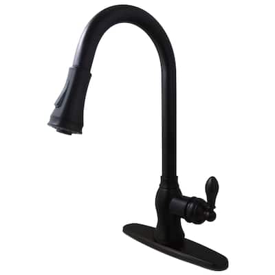 Kingston Brass American Classic 1.8 GPM Single Hole Pull Down Kitchen