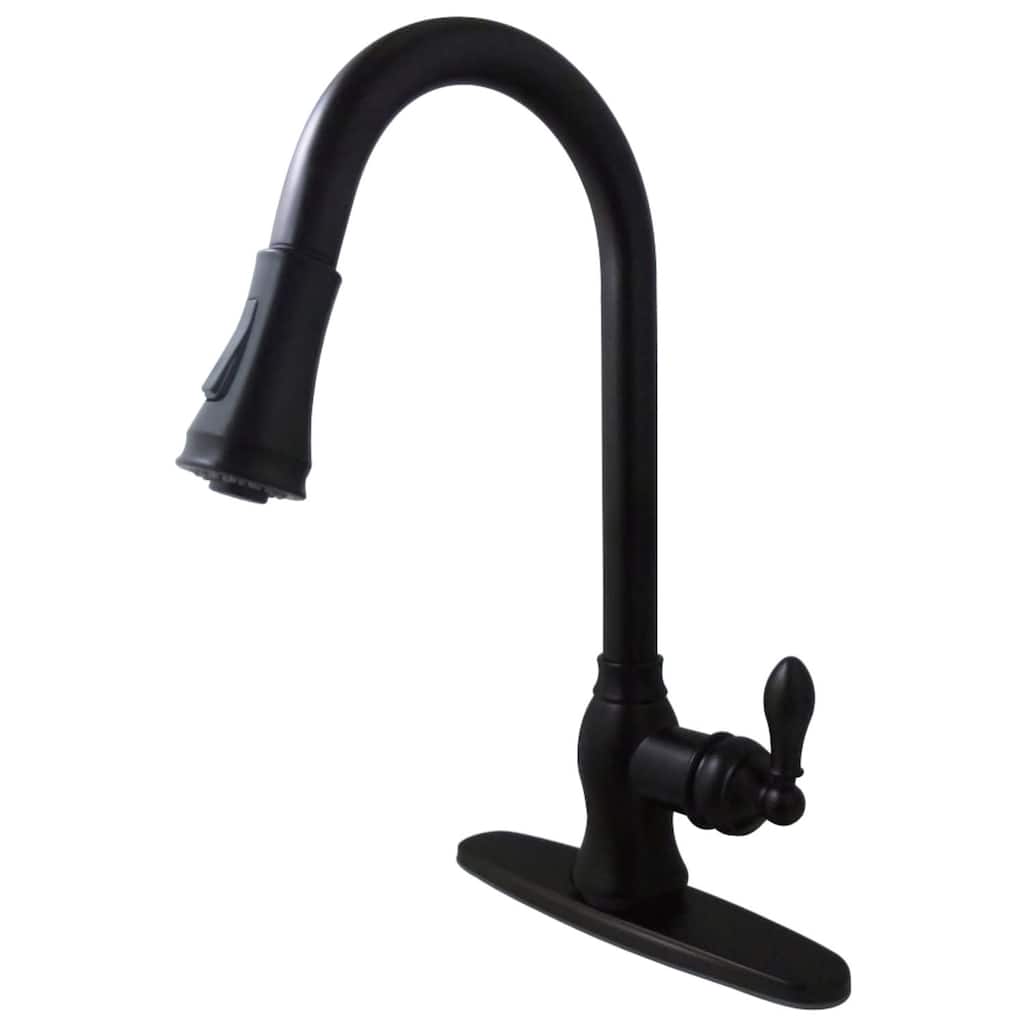 Kingston Brass American Classic 1.8 GPM Single Hole Pull Down Kitchen