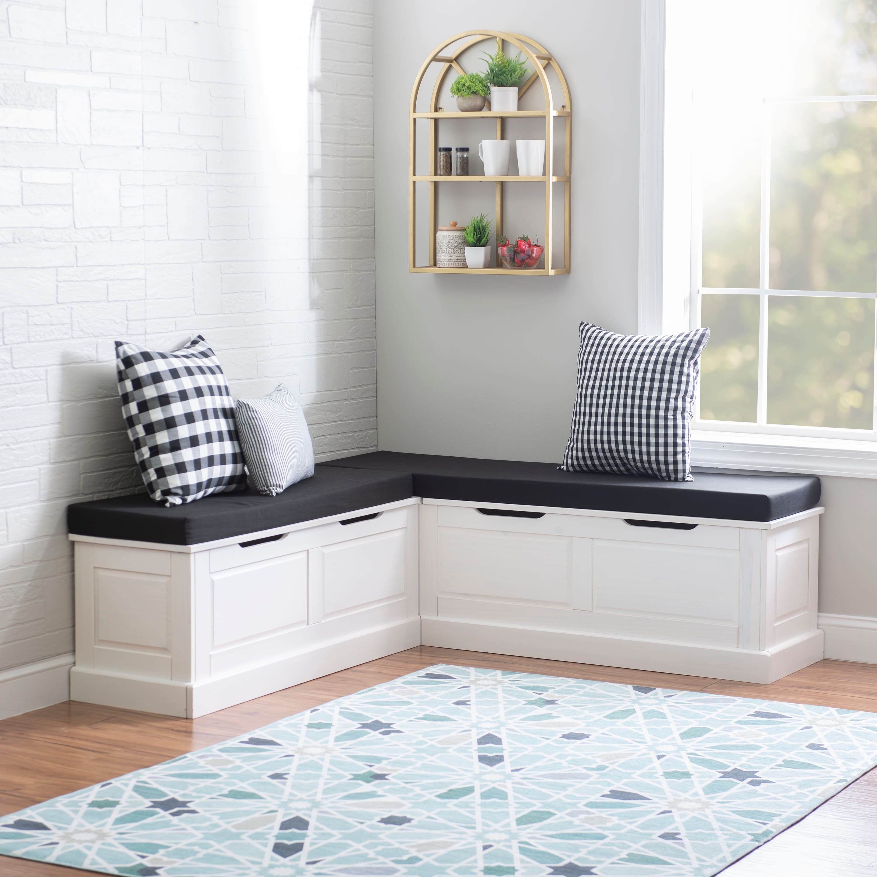 Option White with Black Cushions
