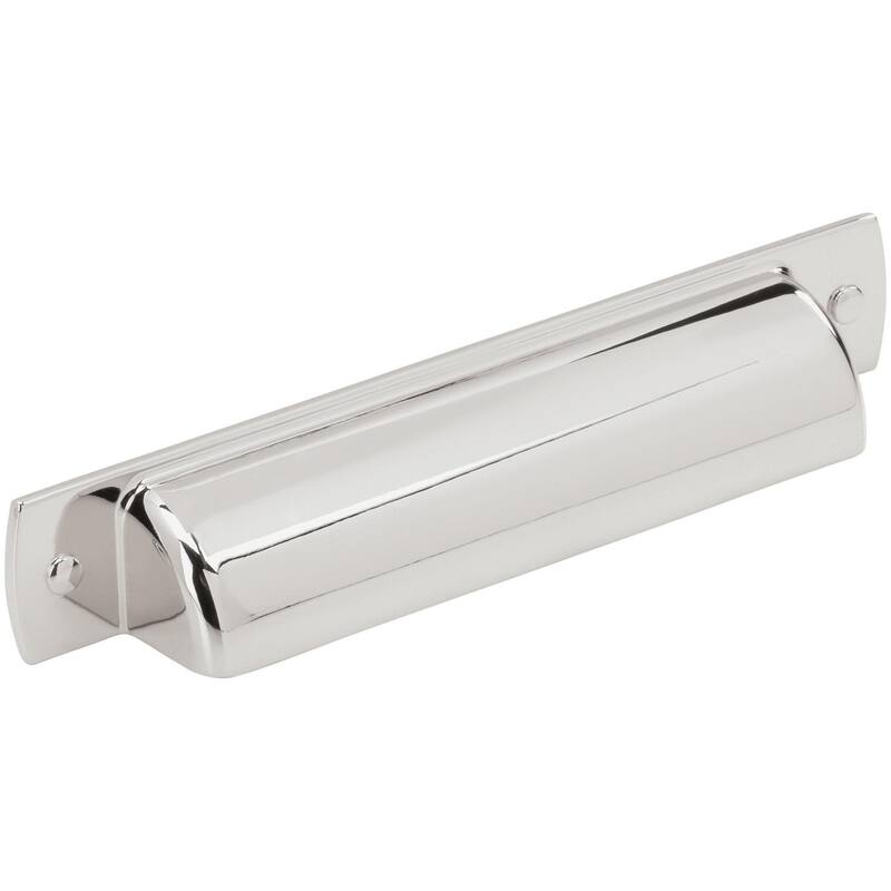 Amerock Rochdale 3-3/4 Inch Center to Center Cup Cabinet Pull - Polished Chrome