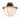 Atlas 2 Light Matte Black and Textured Gold Outdoor Semi Flush Mount - N/A - 13.5"W x 12"H x 13.5" D