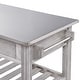 preview thumbnail 14 of 23, Firebranch Wire-brush Kitchen Cart