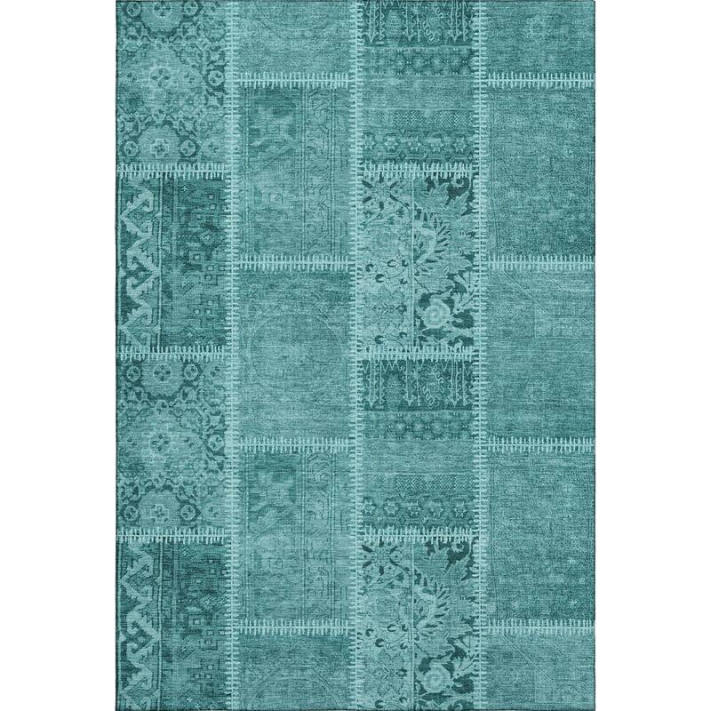 Premium Washable Super Soft Vintage Patchwork Mayfield Rug