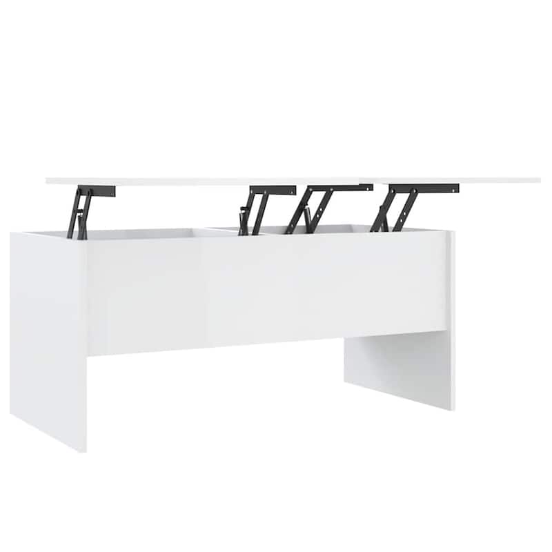 vidaXL Coffee Table Lift Top End Table Accent Side Sofa Table Engineered Wood - 40.2" x 19.9" x 18.3"