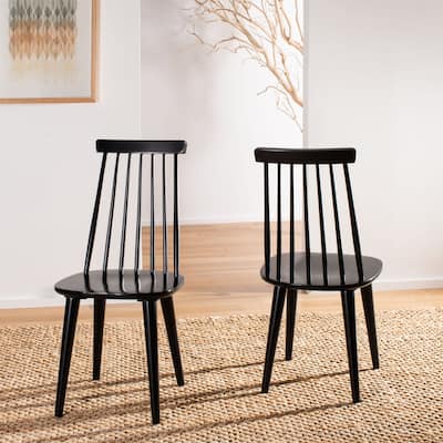 SAFAVIEH Gwennaelle Spindle Back Side Chair (Set of 2) - 17.3" W x 20.7" L x 36" H - 17"Wx21"Dx36"H