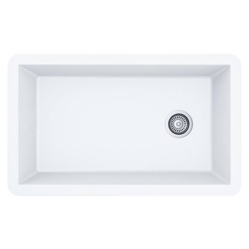 Karran USA QU-670 Undermount Quartz/Granite 32" Single Bowl Kitchen