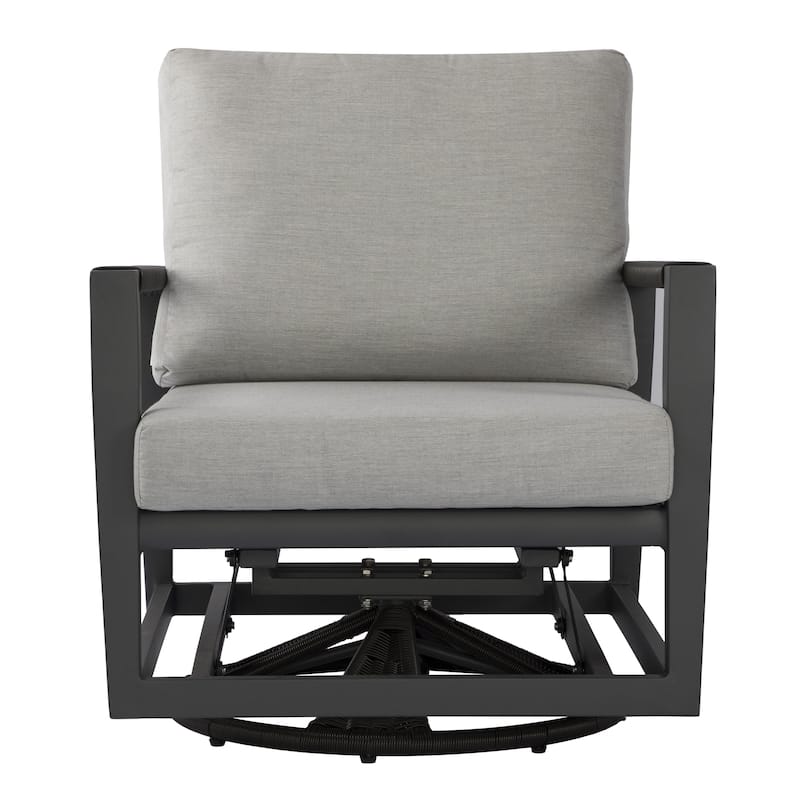 Laguna Powder-Coated Aluminum Swivel Glider Chair with Sunbrella® Cushions