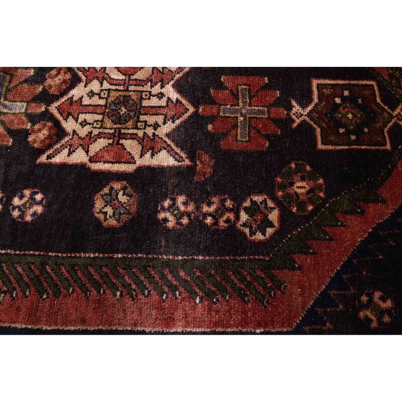 ECARPETGALLERY Hand-knotted Andelz Black Wool Rug - 3'7 x 10'1