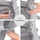 preview thumbnail 17 of 18, hauck Alpha High Chair Tray Table Compatible with Wooden Alpha+ and Beta+, White - 5.17